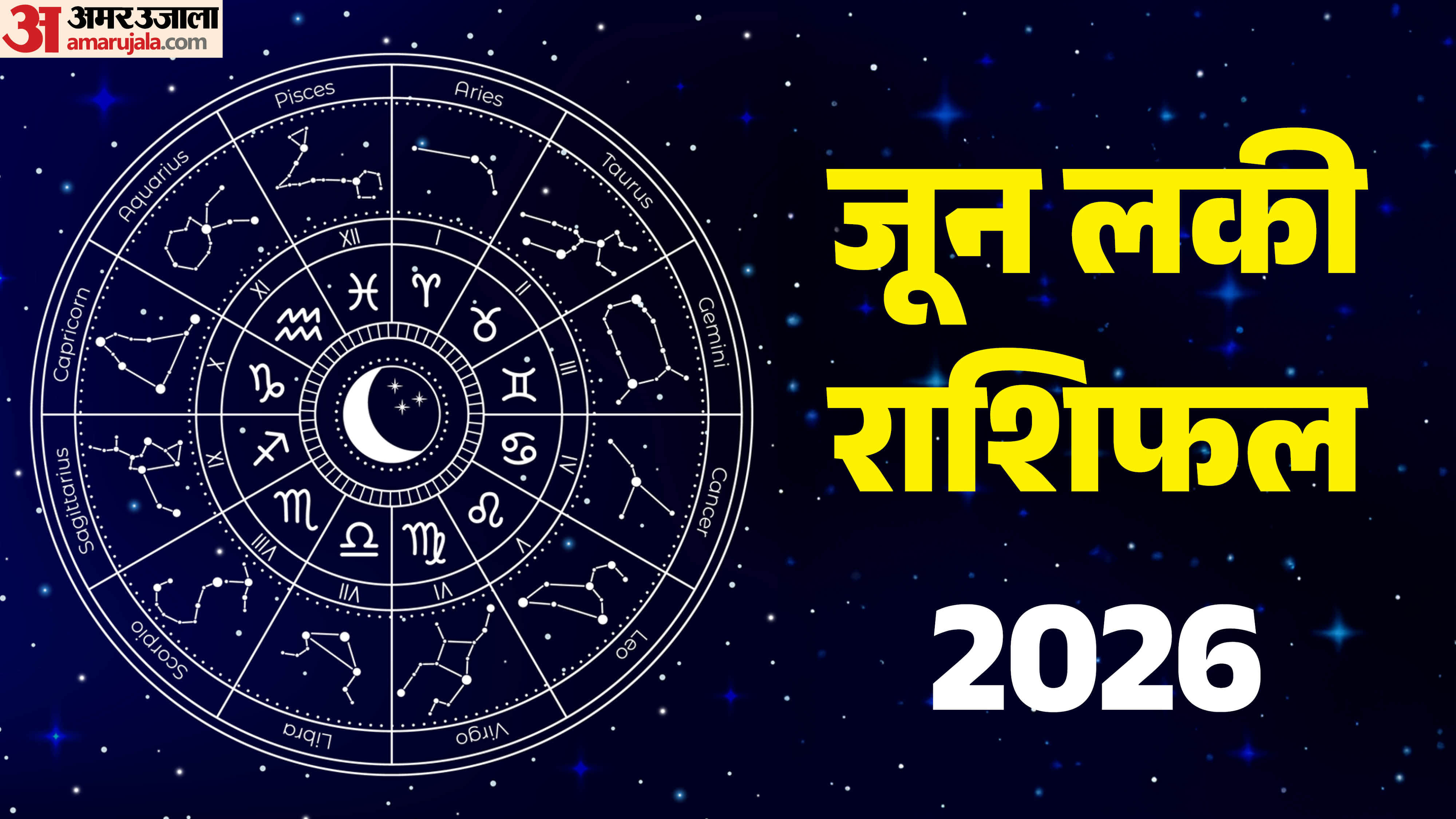 june planetary alignment 2026 impact on zodiac and lucky horoscope in hindi