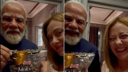 kriti kharbanda follow melody trend amid pm modi and pm meloni viral video Shares photo in chocolate dress