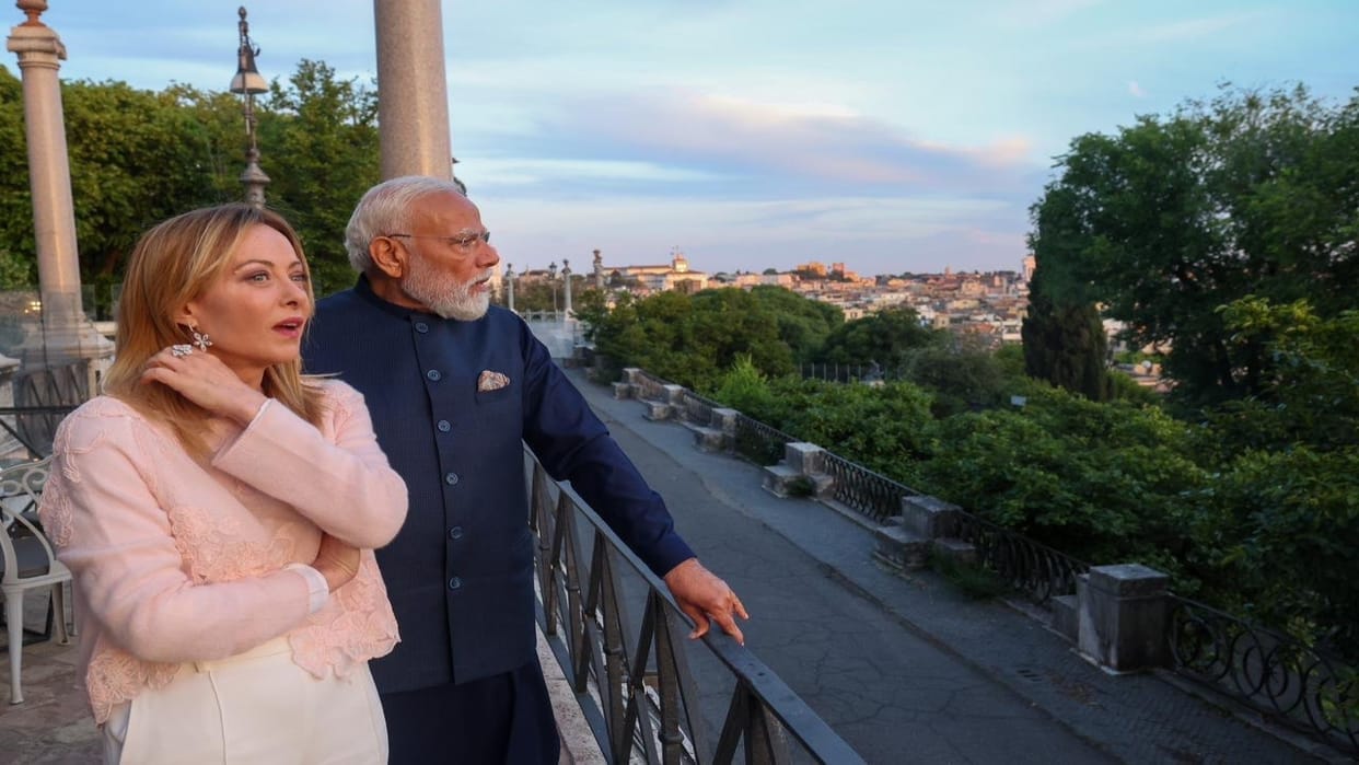 pm narendra modi italy visit live five nation tour India rome relations Giorgia Meloni