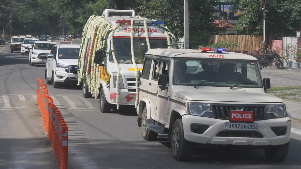 B.C. Khanduri Funeral: Traffic Police Establish Green Corridor; Route for B.C. Khanduri's Final Journey Altere