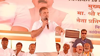 UP: Rahul holds copy of Constitution, says—RSS and Prime Minister are trying to tear it up; read five key stat