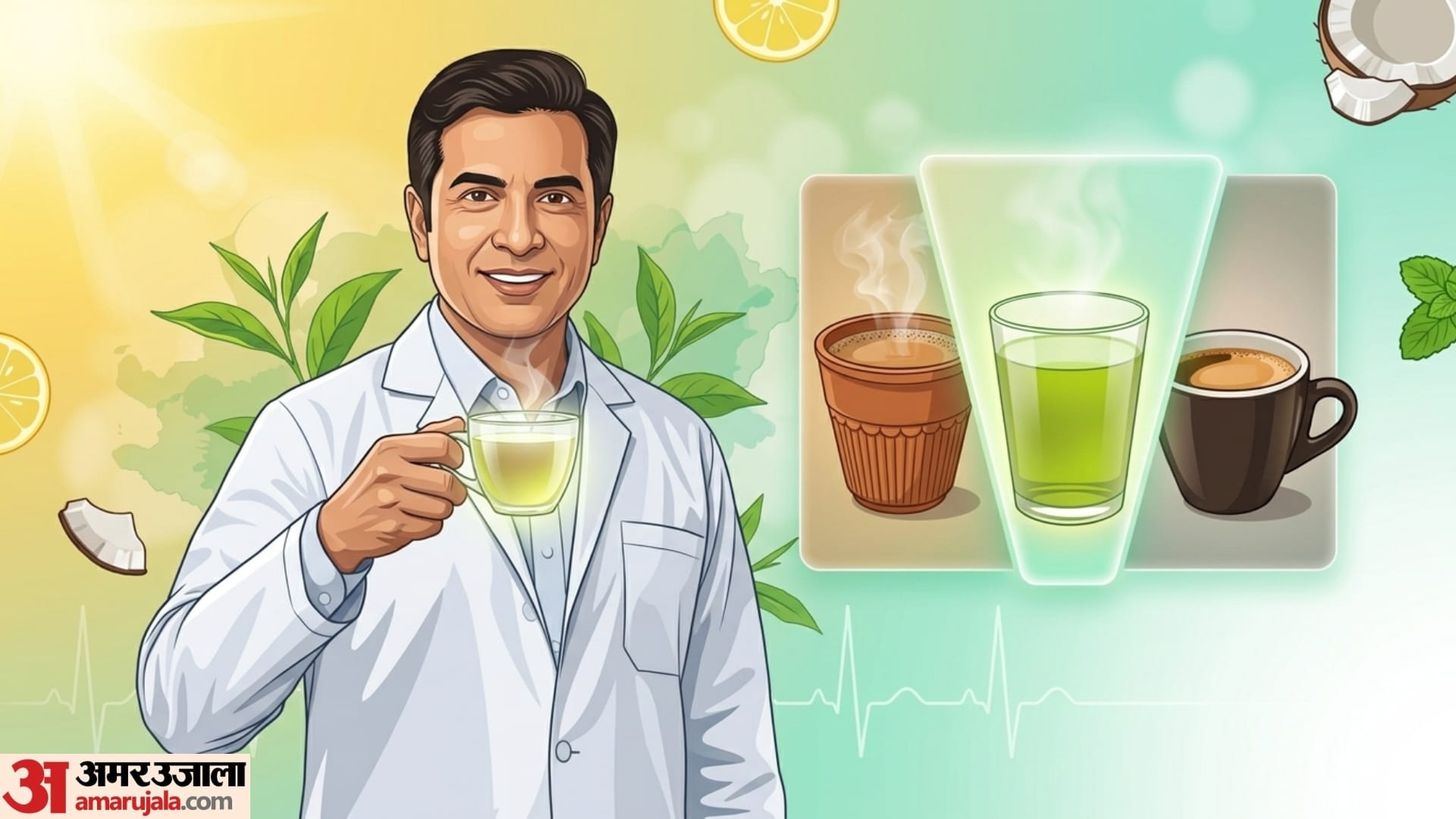 tea or coffee or green tea which is better in summer season