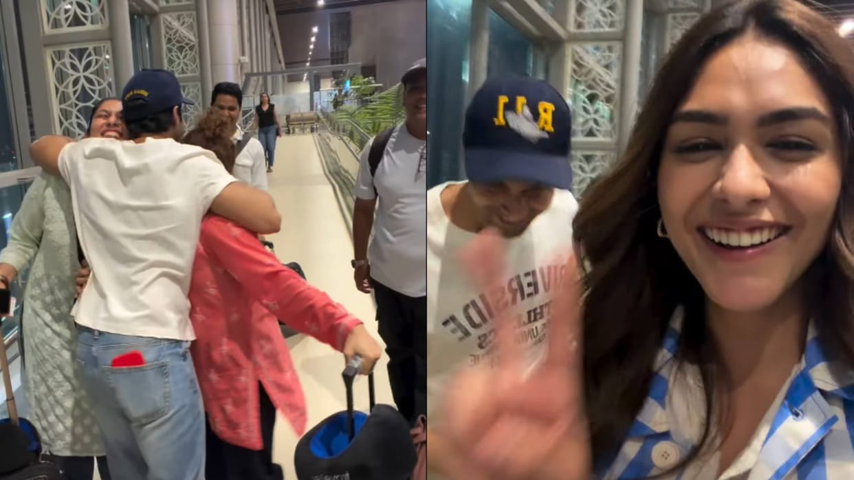 Hai Jawani Toh Ishq Hona Hai Actor Varun Dhawan hugged a fan at airport Mrunal Thakur shares Lovely Video