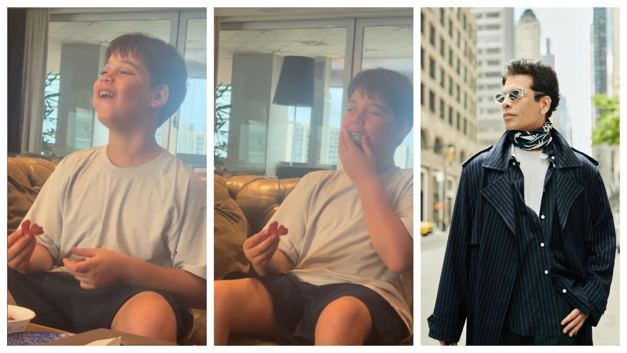 Karan Johar left speechless by son Yash funny Viral video wins internet heart