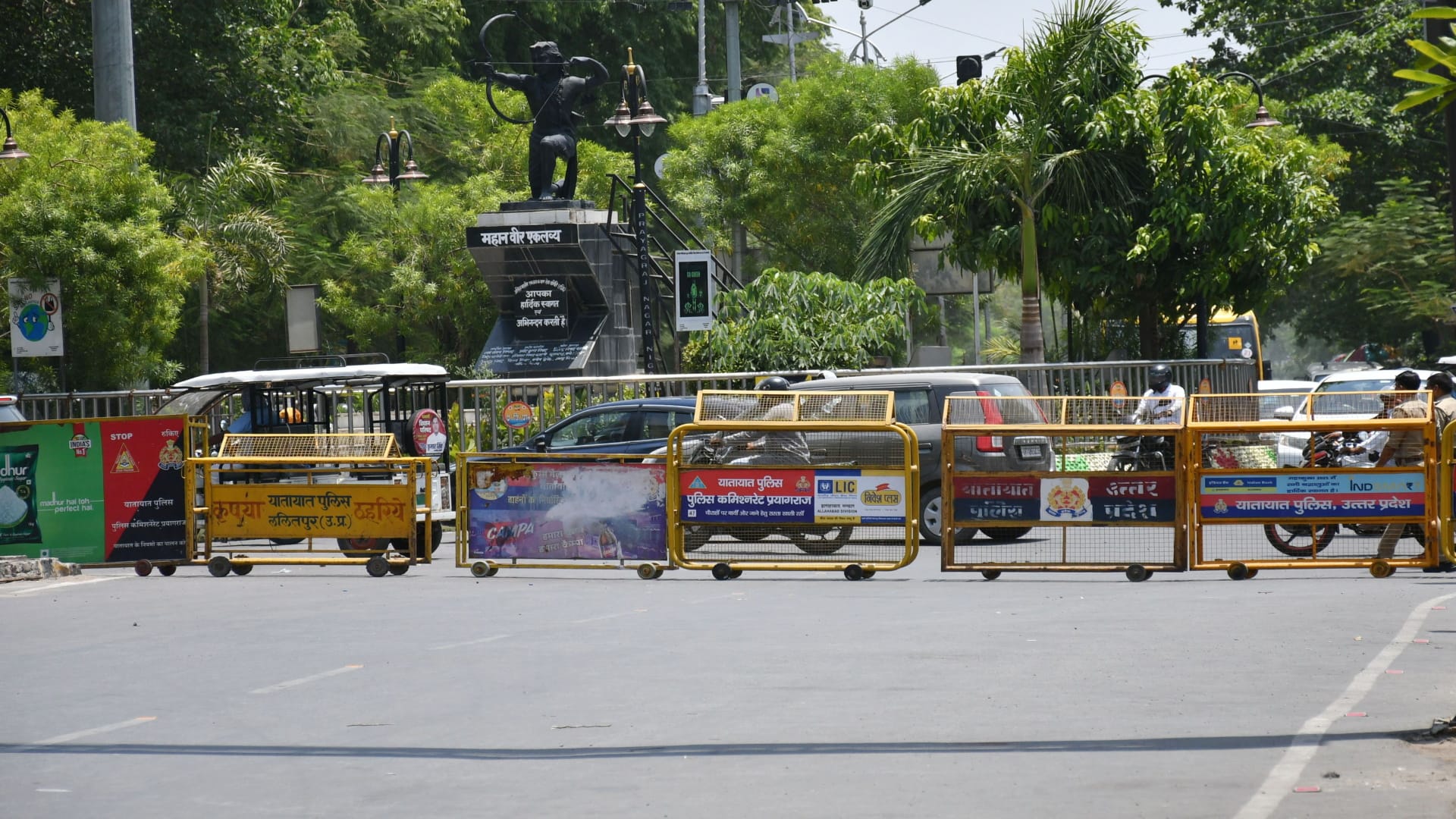 Traffic jams caused chaos, vehicles crawled across the city, and the scorching sun made life miserable.