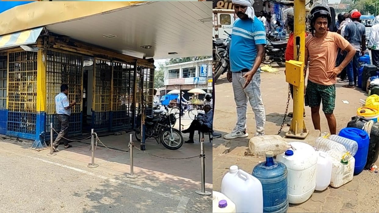 Petrol Diesel Shortage In Gorakhpur, Long Queues At Pumps With Gallons As Most Stations Run Dry