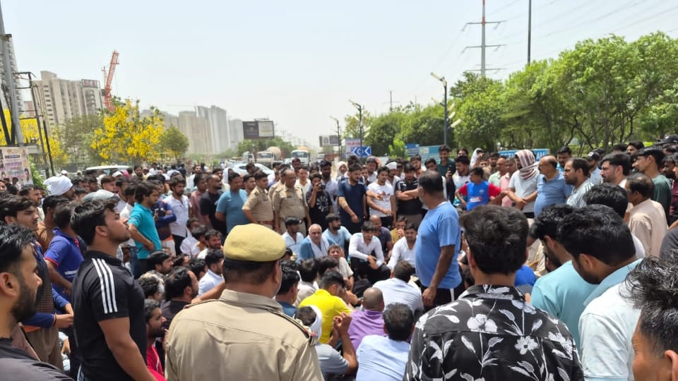 Youth Shot Dead in Greater Noida Enraged Relatives Block Road