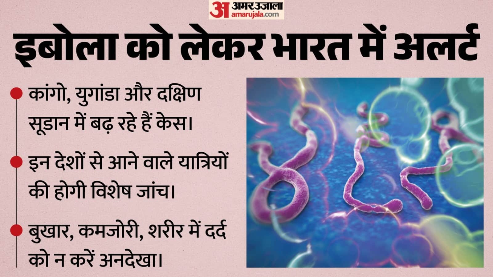 DGHS has issued a health advisory Ebola virus kaise failta hai ebola virus causes symptoms and prevention