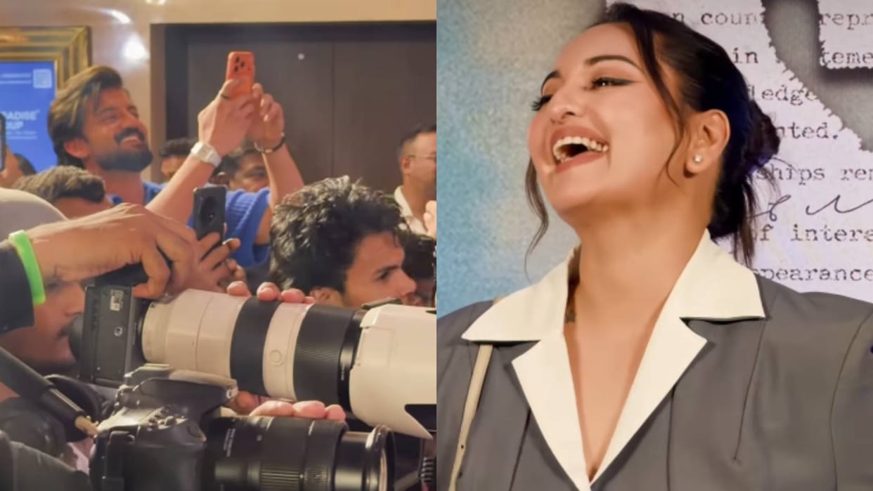 Sonakshi Sinha shouted at husband Zaheer Iqbal in a humorous manner at the event of her Movie System