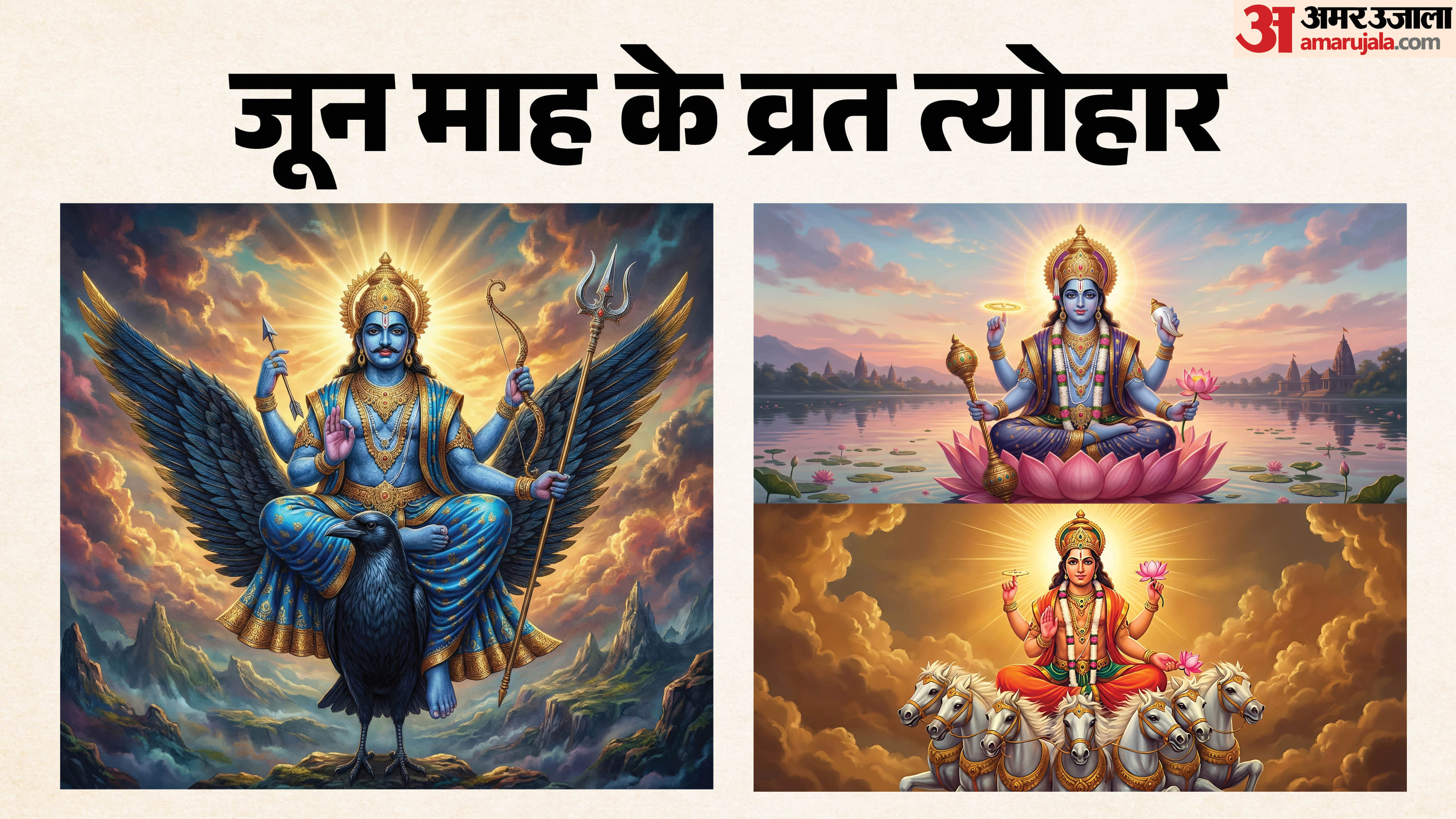 June 2026 Vrat Tyohar List Bhanu Saptami to Nirjala Ekadashi Festivals and Grah Gochar Dates