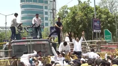 NEET Paper Leak 2026 Congress Protests in Rajasthan Demands Education Minister’s Resignation