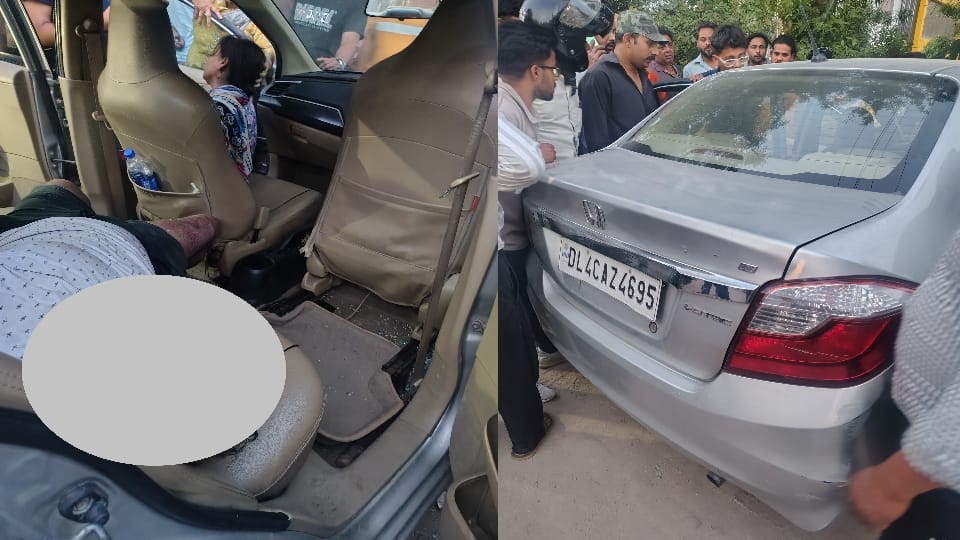 Meerut: Dead body of sweet seller found in Honda City car, hands and legs were burnt