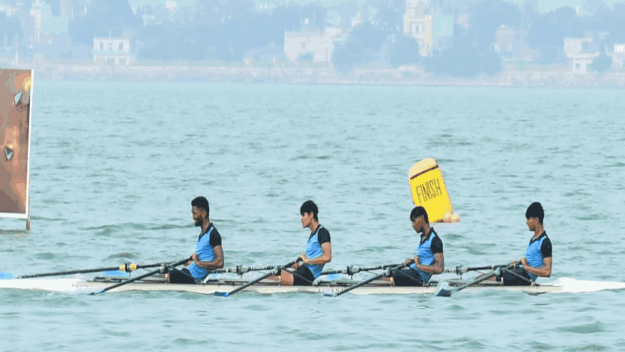 Gorakhpur UP Team Wins Gold After 36 Years in CM Yogi Presence 46th Junior National Rowing Championship