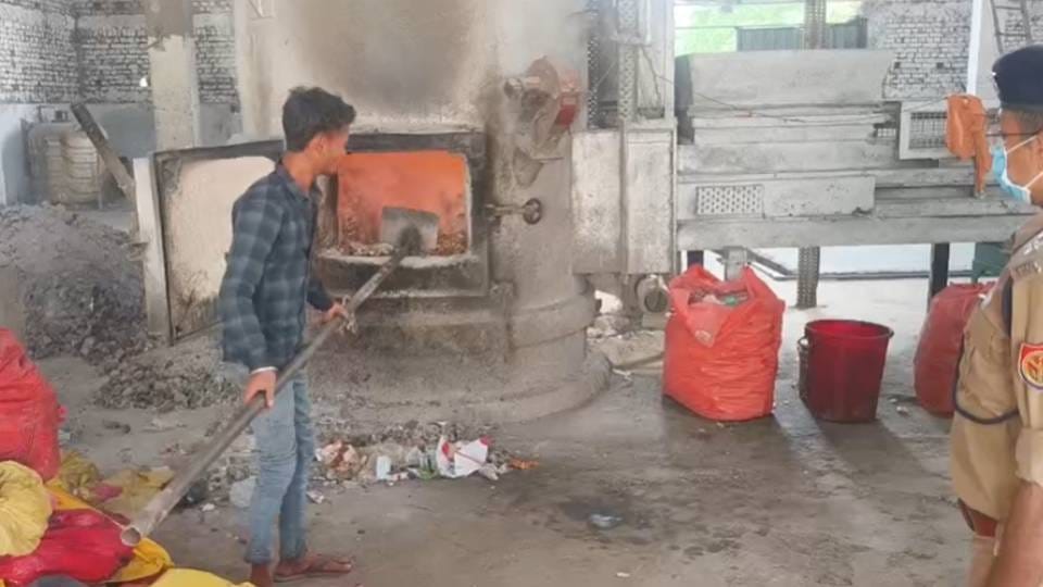 Major Police Crackdown Against Drug Trafficking in Amethi Narcotics Worth 2.5 Crore Destroyed