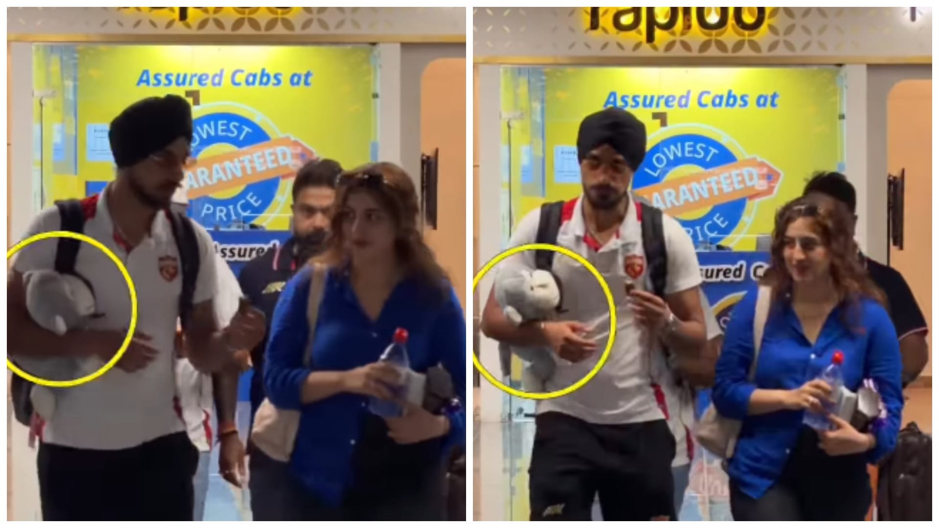 Video: Arshdeep Singh Spotted With Samreen Holding Teddy, Fans React With Funny Comments IPL 2026