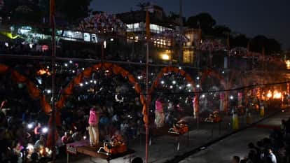 Electricity Crisis Ganga Aarti performed darkness power supply cut off in residential colonies for 12 hours