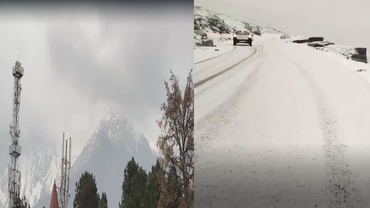 Himachal Weather: showers bring relief to Una, while a thunderstorm sweeps through Shimla.