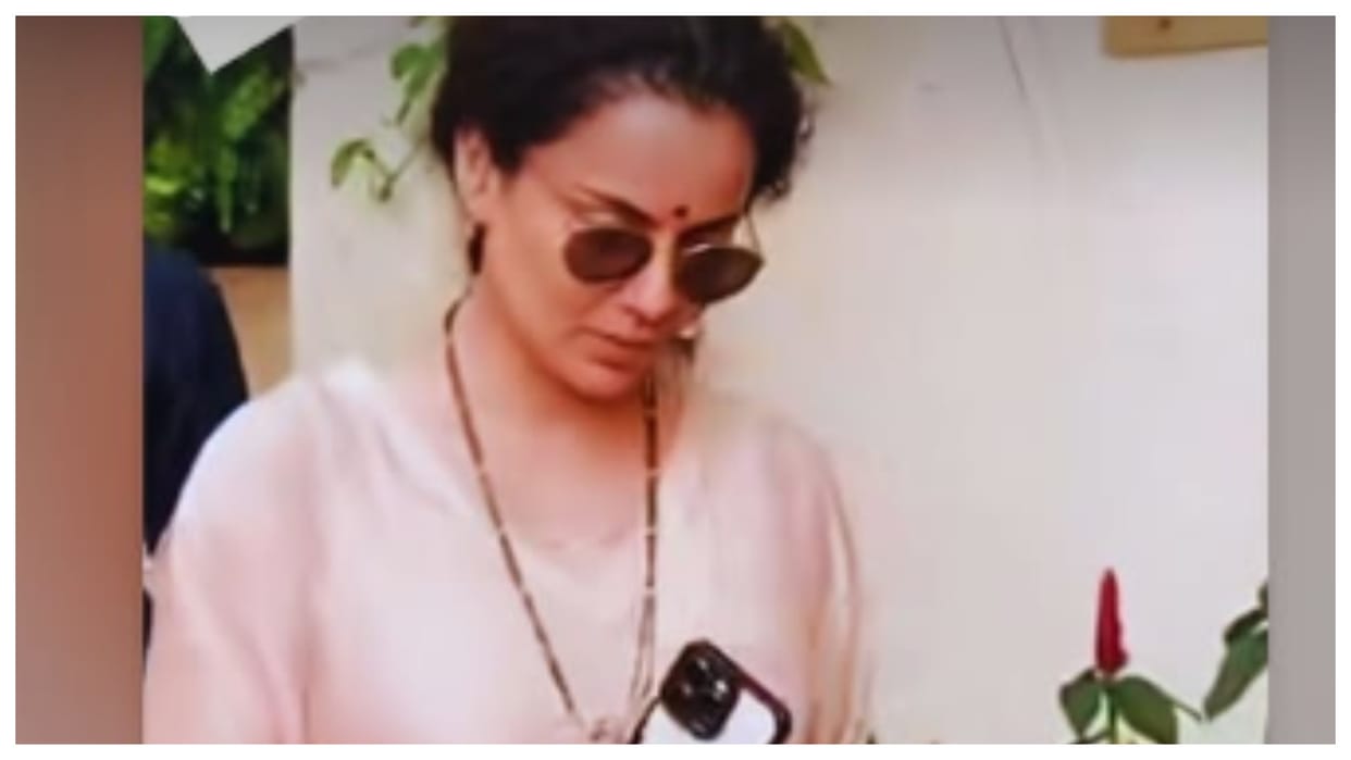 Kangana Ranaut reacts to secret wedding rumours after mangalsutra sindoor appearance