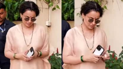 Kangana Ranaut Wear Mangalsutra And Green Bangles In Viral Video Fans Think She Got Married Fact Check