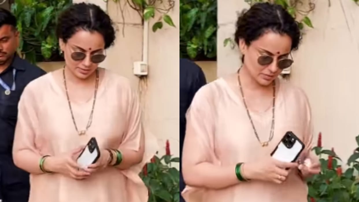 Kangana Ranaut Wear Mangalsutra And Green Bangles In Viral Video Fans Think She Got Married Fact Check