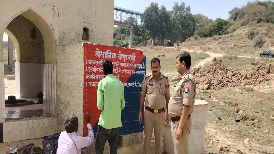 Police on Alert at Chambal Ghats Ahead of Ganga Dussehra