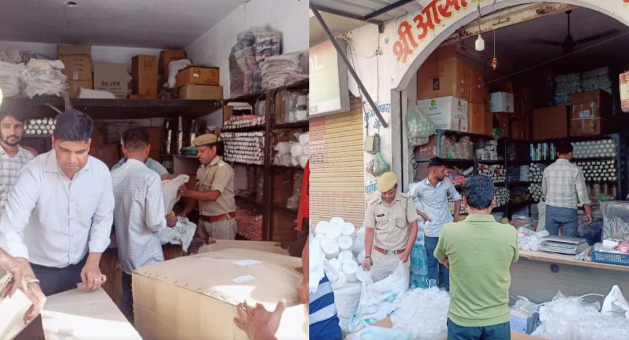 Rajasthan Nathdwara Administration Seizes Banned Polythene in Major Anti-Plastic Drive