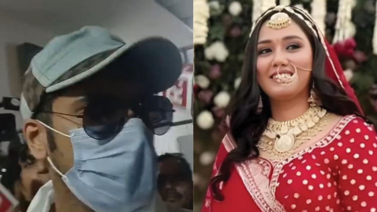 Twisha Sharma Case: मुंह पर मास्क, आंखों पर चश्मा; कुछ यूं सरेंडर करने पहुंचा समर्थ, सवालों का नहीं दिया जवाब