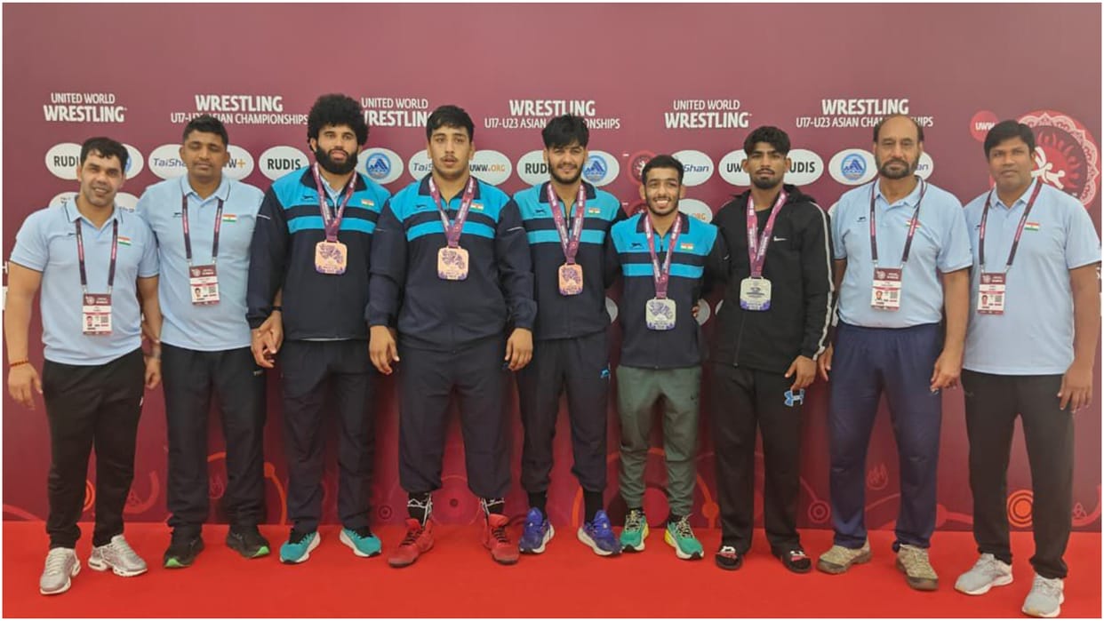Suraj and Sagar win silver as Greco-Roman wrestlers win five medals know