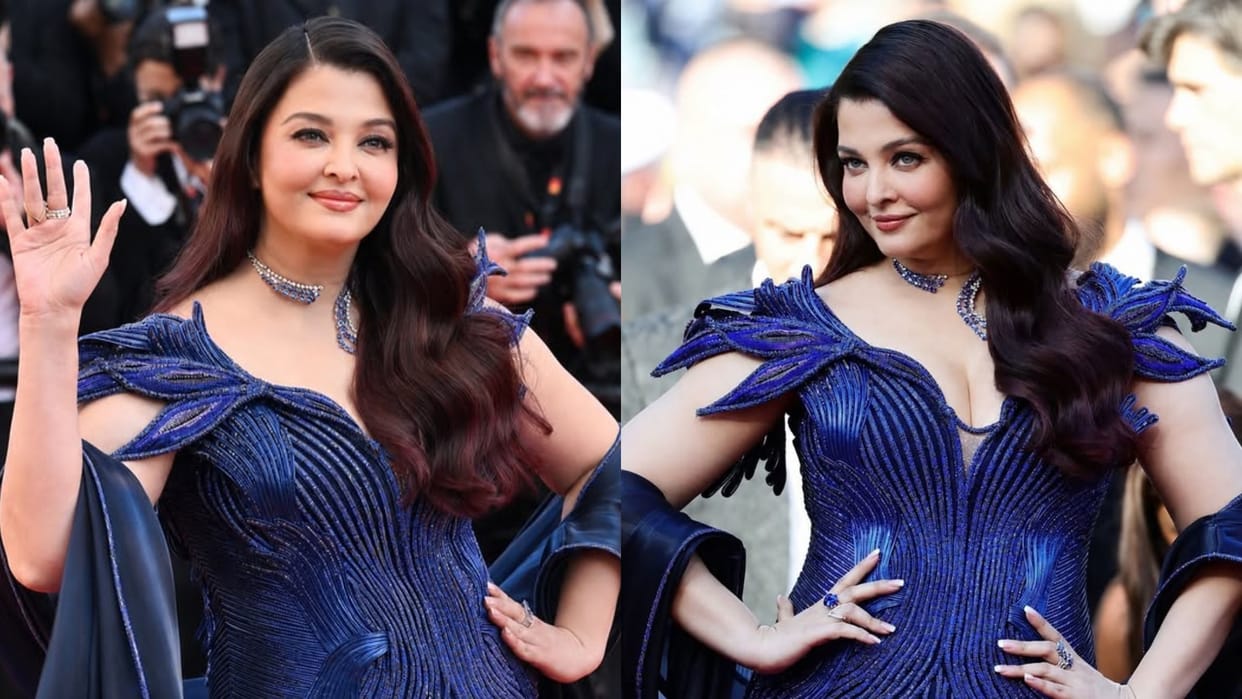 Aishwarya Rai Bachchan Cannes Film Festival First Look Details Dress Design By Amit Aggarwal