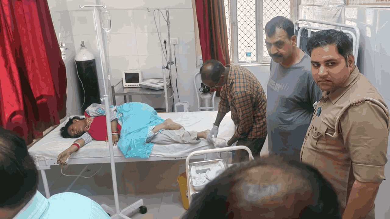 अस्पताल में भर्ती दंपती