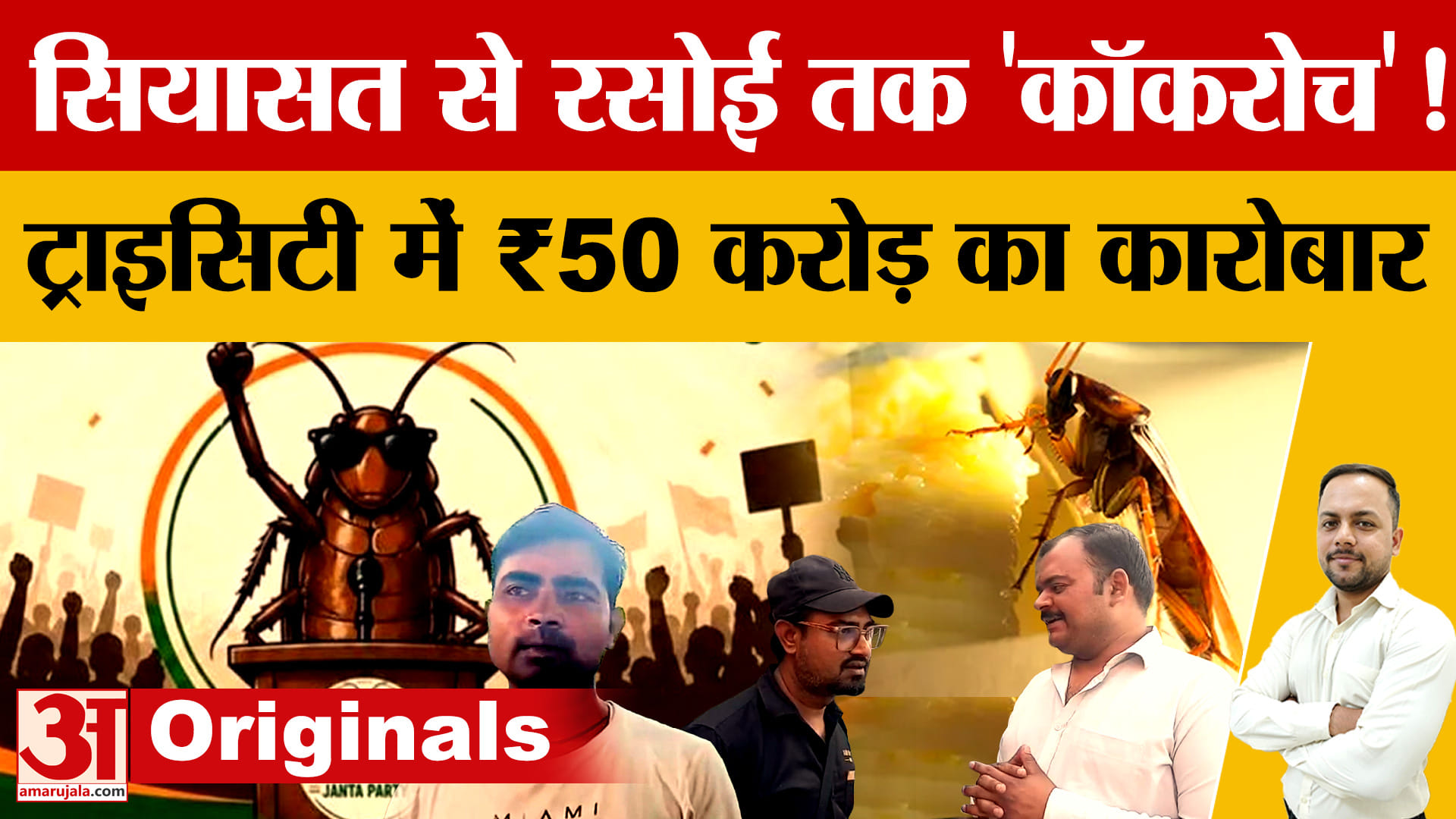 चंडीगढ़ में बढ़ा कॉकरोच का आतंक, ट्राईसिटी में 50 करोड़ तक पहुंचा पेस्ट कंट्रोल कारोबार