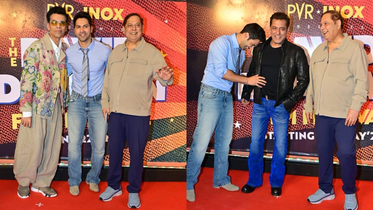 Salman Khan Karan Johar joins a grand celebration dedicated to David Dhawan ahead Hai Jawani Toh Ishq Hona Hai