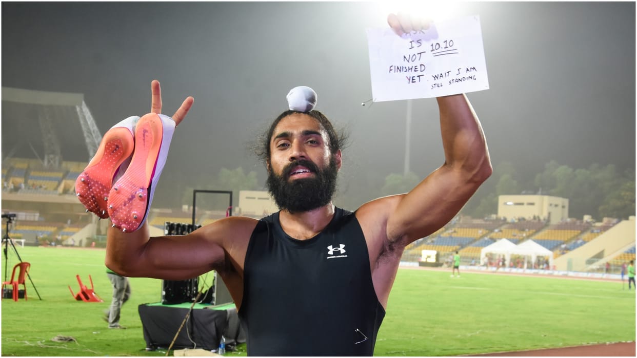 Gurindervir snatches 100m national record from Animesh in stunning race, Vishal lowers own 400m NR Know detail