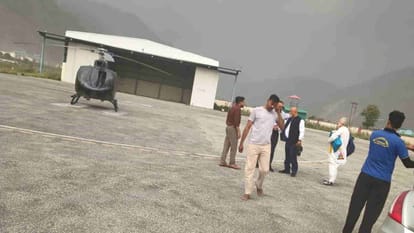 जोशियाड़ा में हेलिकॉप्टर की इमरजेंसी लैंडिंग