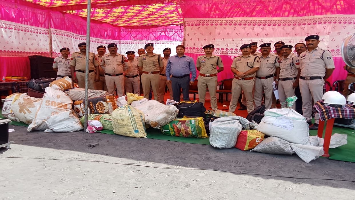 Raipur police take major action: Ganja, brown sugar and narcotic pills seized in 42 NDPS cases destroyed