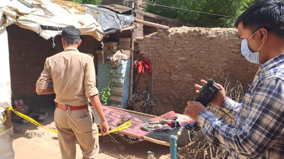 Mother killed Daughter 10-Year-Old Son Films Video at Orai in Jalaun Poignant Image from UP