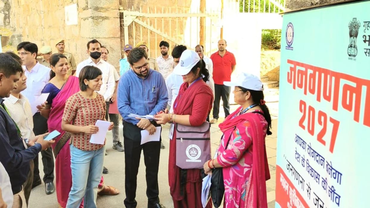 Jhansi: House listing work under Census-2027 begins at Maharani Lakshmibai Fort