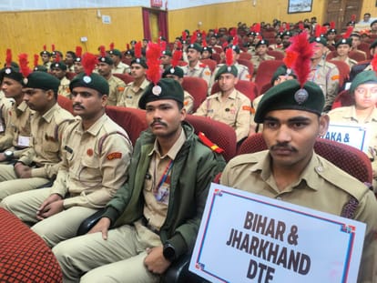NCC cadets from 17 NCC Directorates across the country showcased the culture of their respective regions.