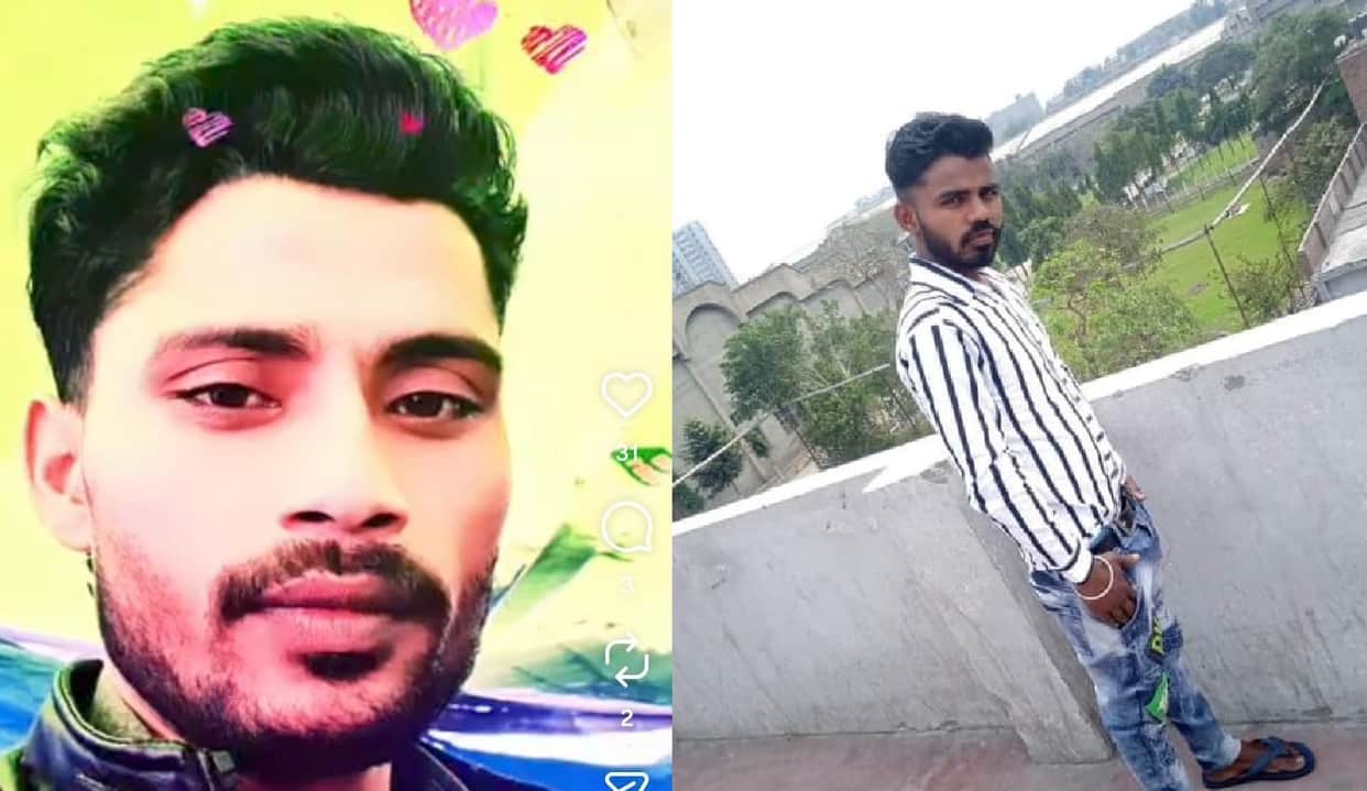 Unnao Road Accident Unidentified Vehicle Runs Over Motorcycle two youths died