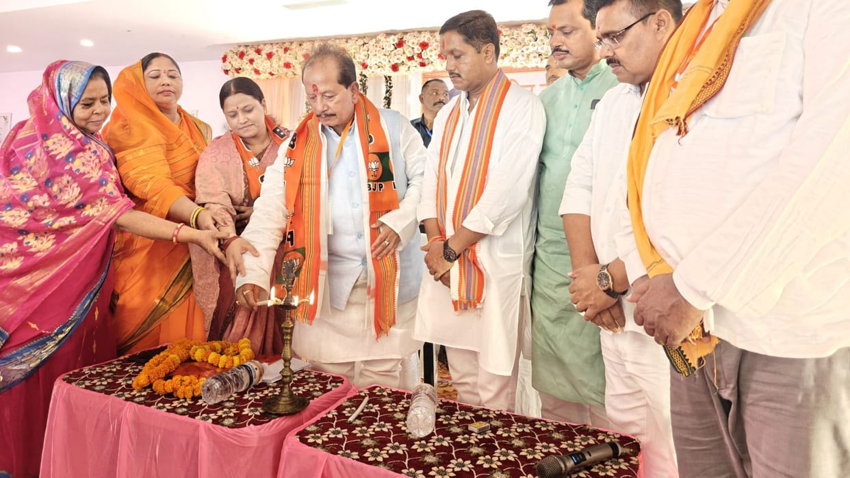 I am not Vijay Sinha I am Vijay Bihari Bihar Agriculture Minister statement BJP training camp