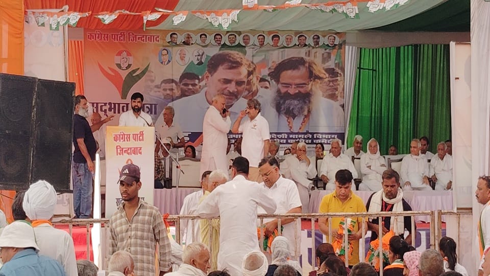 Former MP Brijendra Singh's Sadbhavana Yatra will conclude in Rohtak