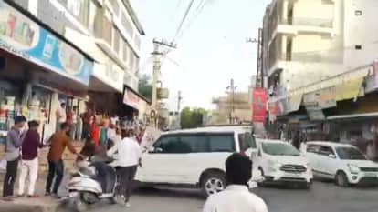 Jalore: Armed Miscreants Run Amok in Bhinmal, Youth Brutally Attacked and Run Over Attempt Made With Scorpio