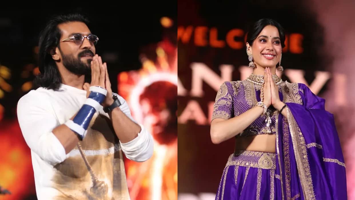 Ramcharan Janhvi Kapoor Ar Rahman Divyendu Ravi Kishan Visits Bhopal For Peddi Promotion