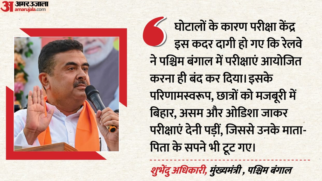 CM Suvendu Adhikari on west bengal recruitment scam rozgar mela