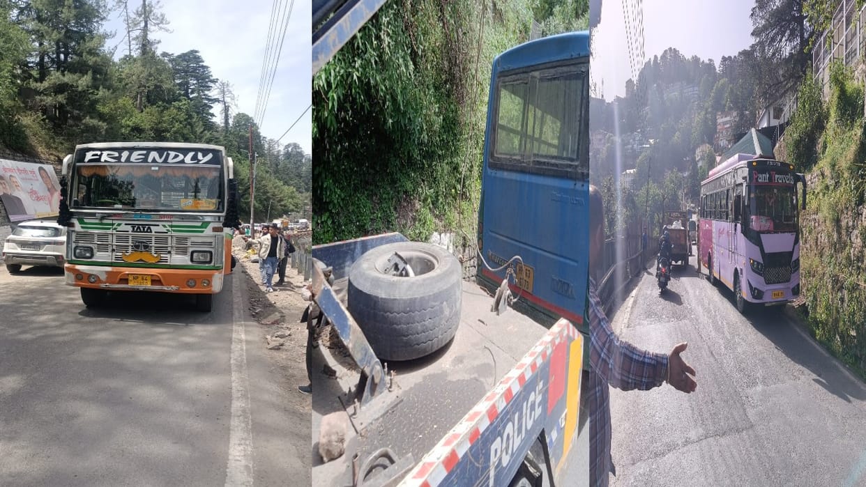buses broke down in the middle of the road across different parts of the city, causing inconvenience to passen
