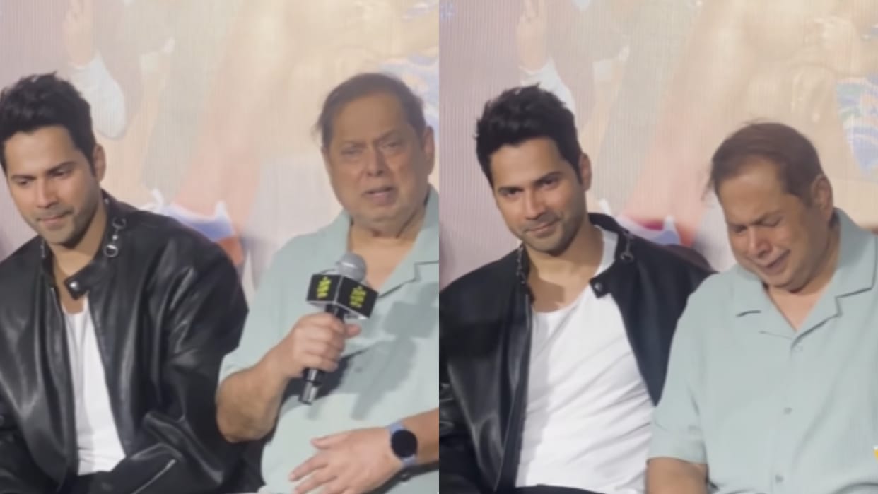 Movie Hai Jawani To Ishq Hona Hai Trailer Launch David Dhawan Cry Varun Getting Emotional
