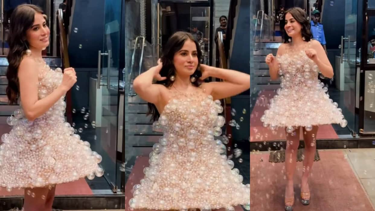 Model Actress Uorfi Javed Turns Bubble Girl New Look Goes Viral