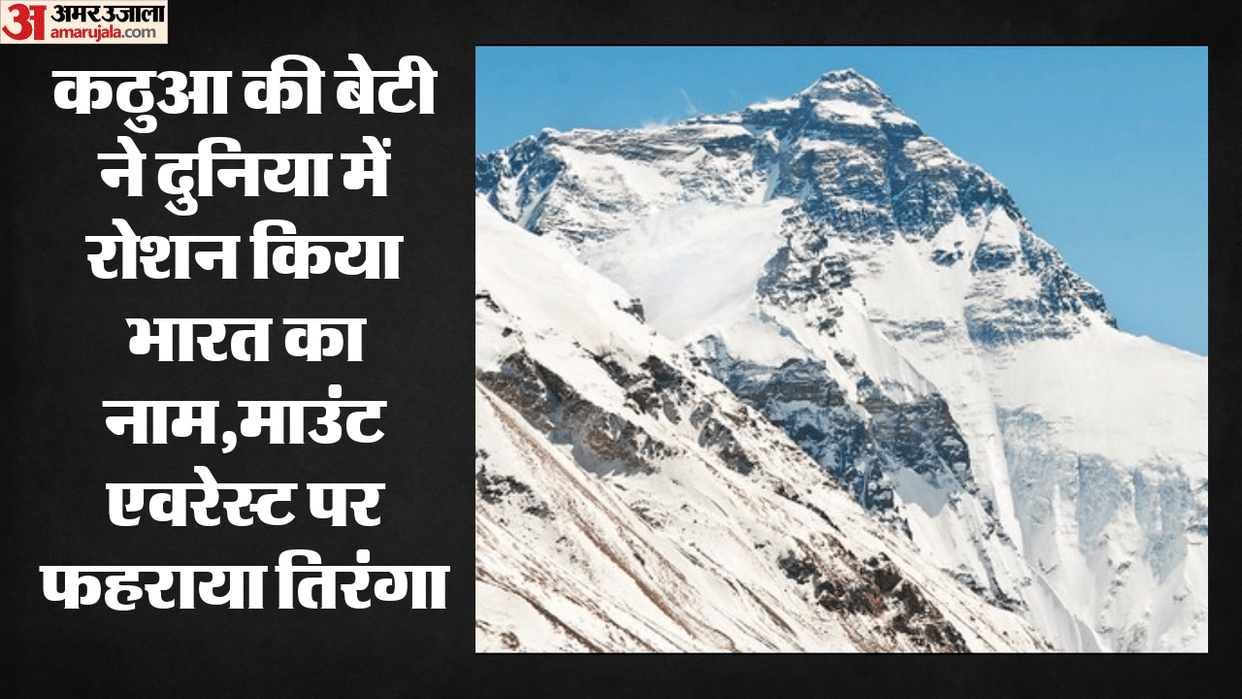 Daughter of Kathua Hoists Tricolor on Mount Everest Anju Becomes the First Woman District to Achieve This Fea