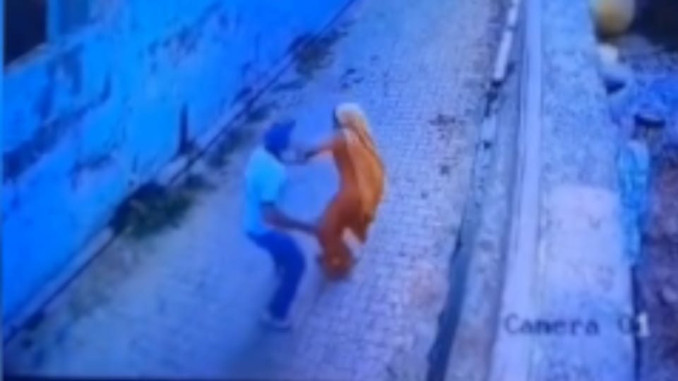 Haryana Triple Murder Case: CCTV Shows Accused Chasing Uncle and Aunt Before Opening Fire in Ambala