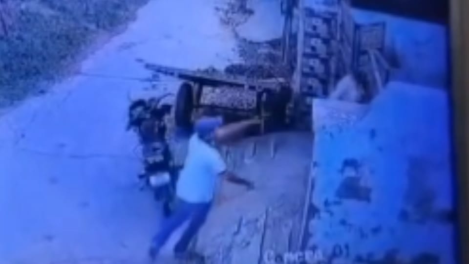 Haryana Triple Murder Case: CCTV Shows Accused Chasing Uncle and Aunt Before Opening Fire in Ambala